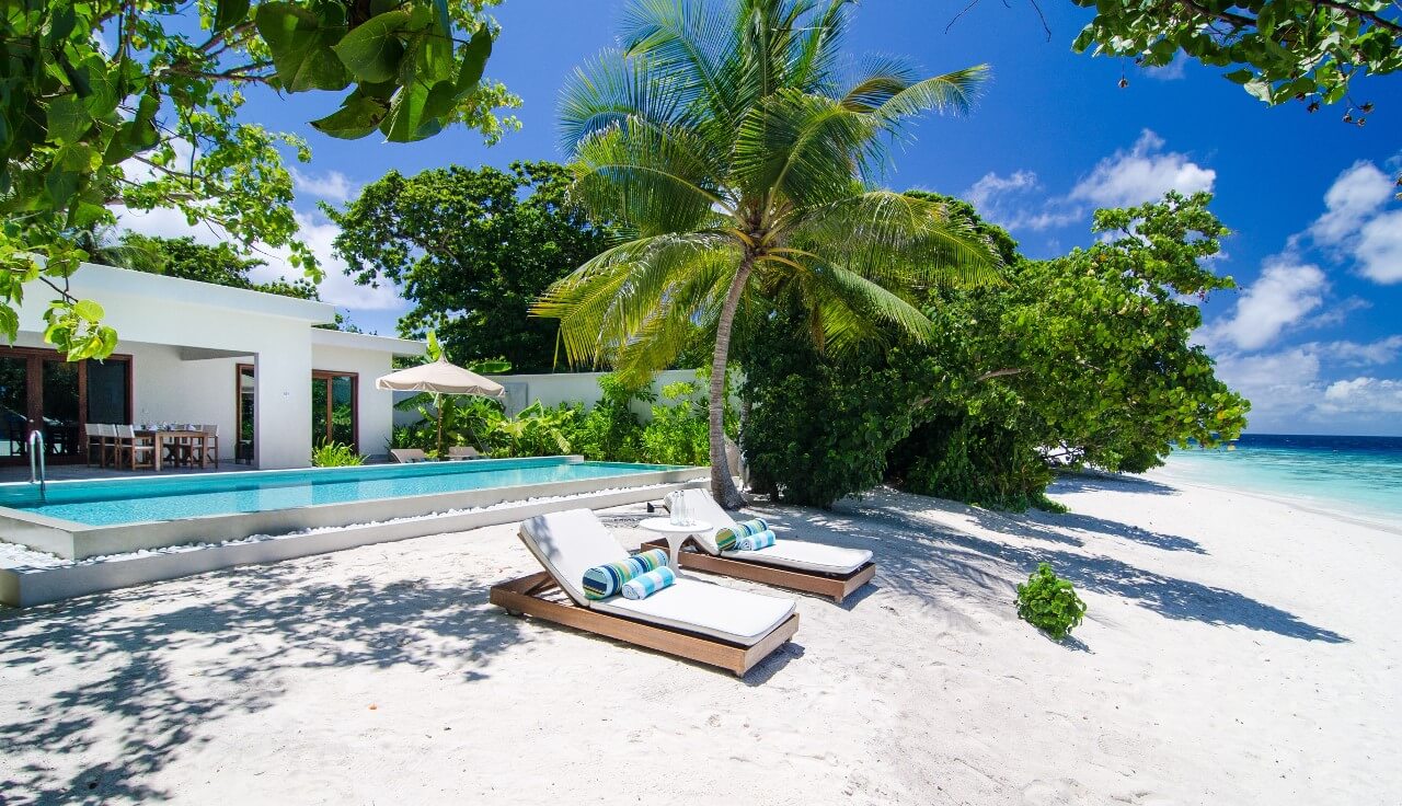 amilla fushi Beach Pool Villa