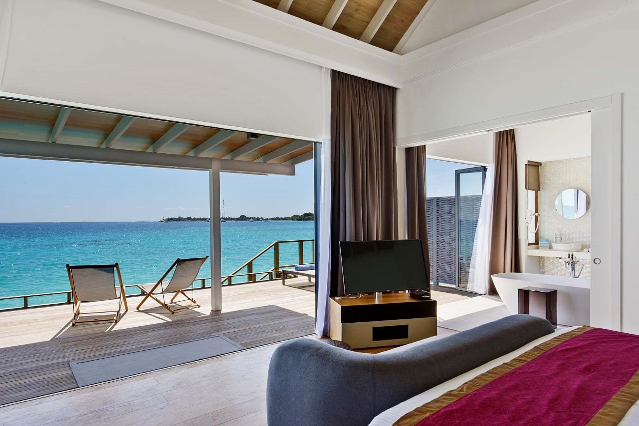 kuramathi deluxe water villa