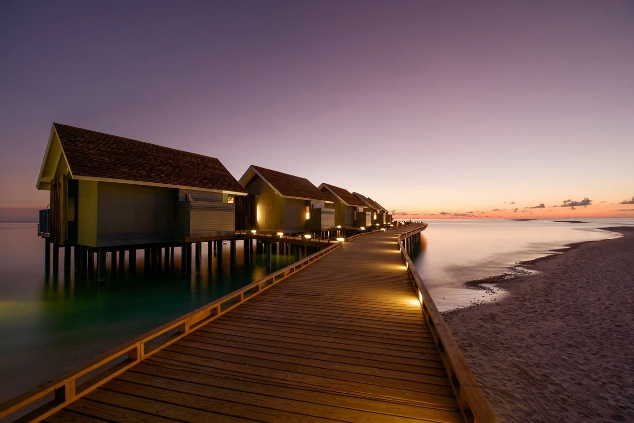 kuramathi sunset water villa with pool