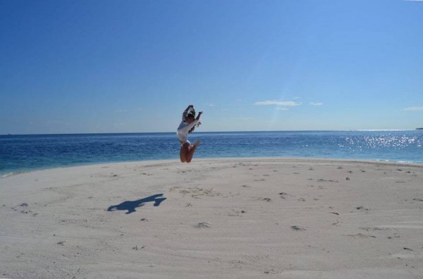 beach jump