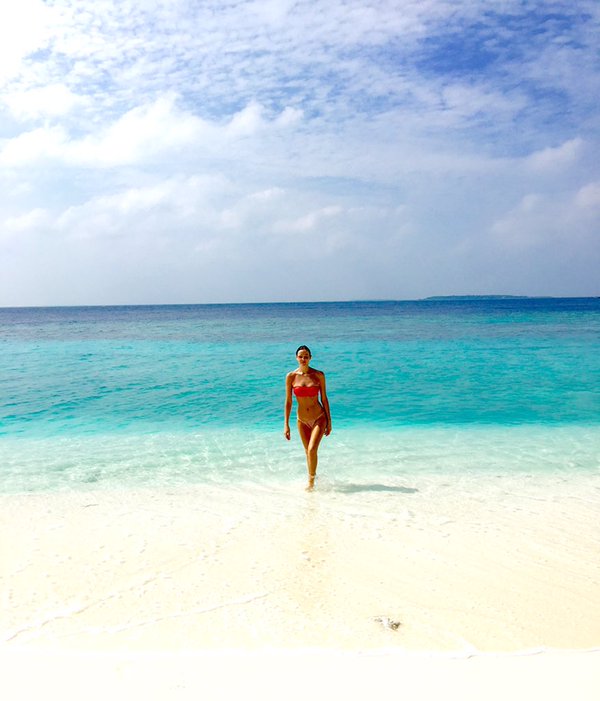 Carolina Parsons in Maldives