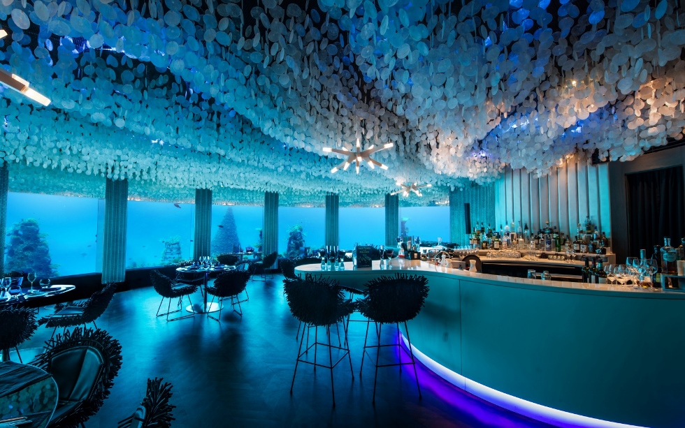 maldives underwater restaurant