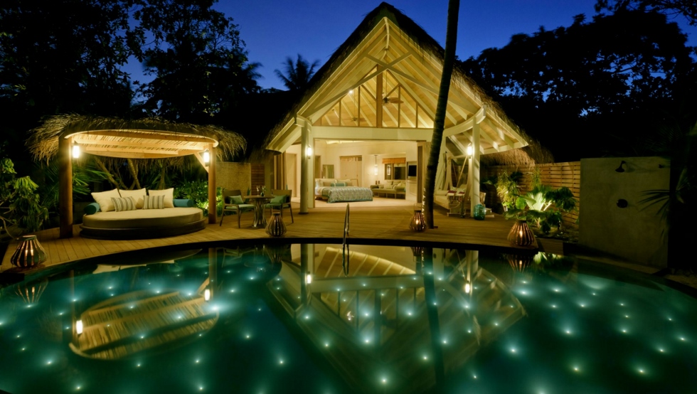 beach pool villa