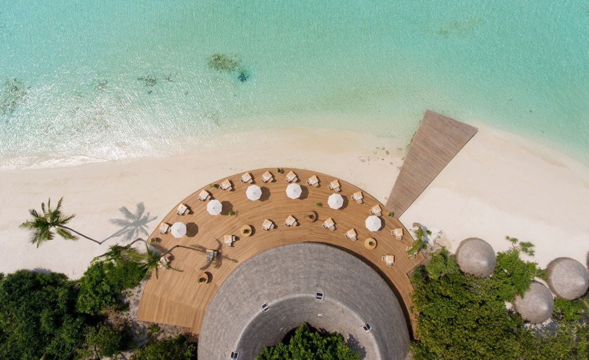 milaidhoo restaurant aerial