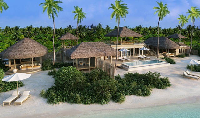 two bedroom ocean beach villa with pool