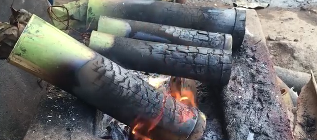 bamboo chicken biryani