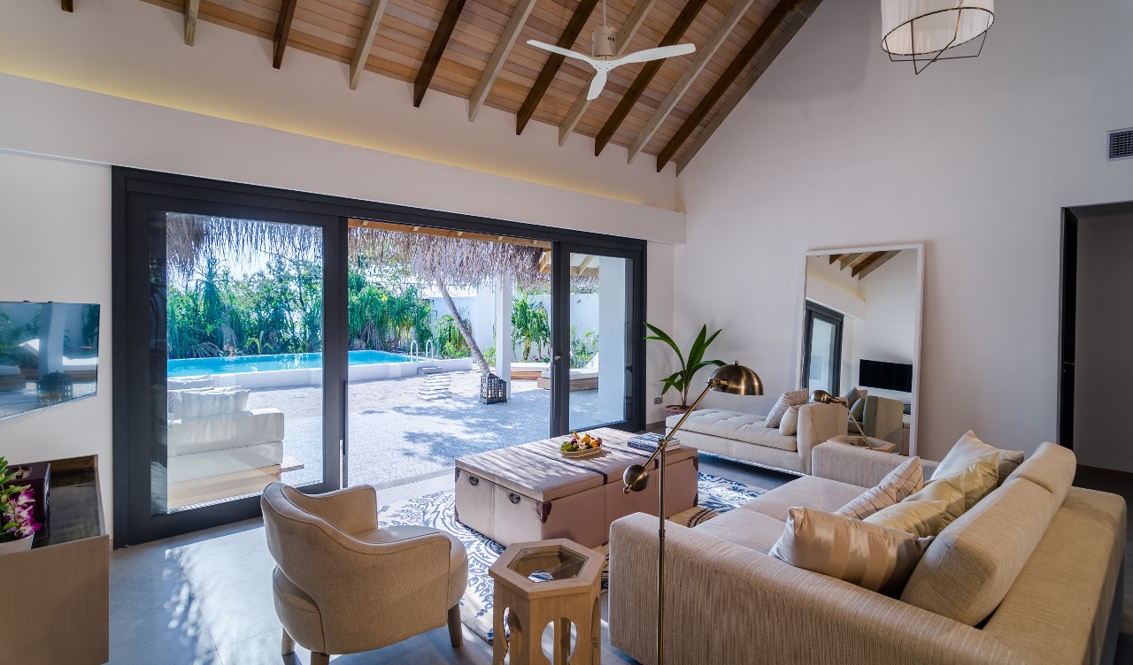 2 bedroom beach pool villa