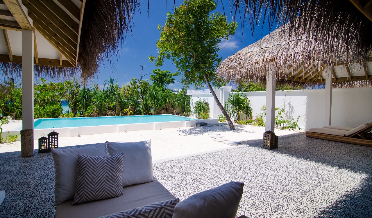 2 bedroom beach pool villa