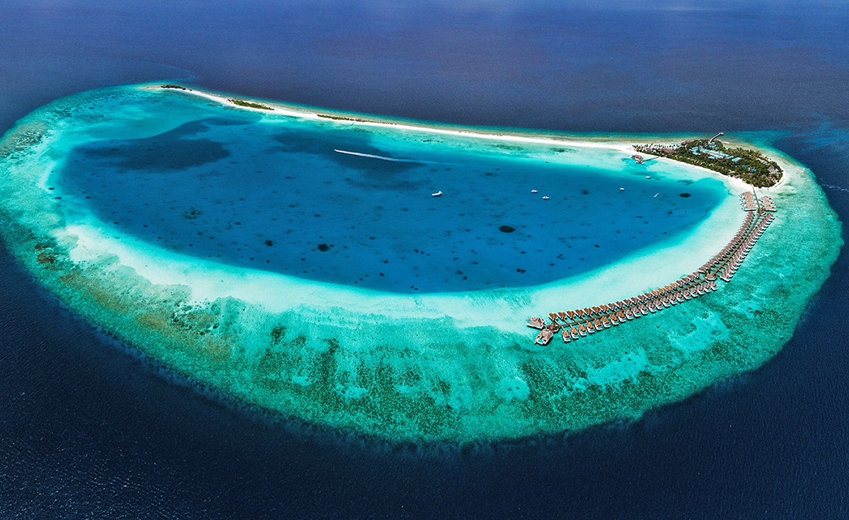 finolhu aerial view