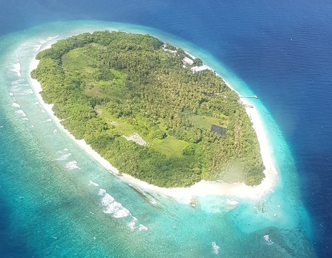 uninhabited island