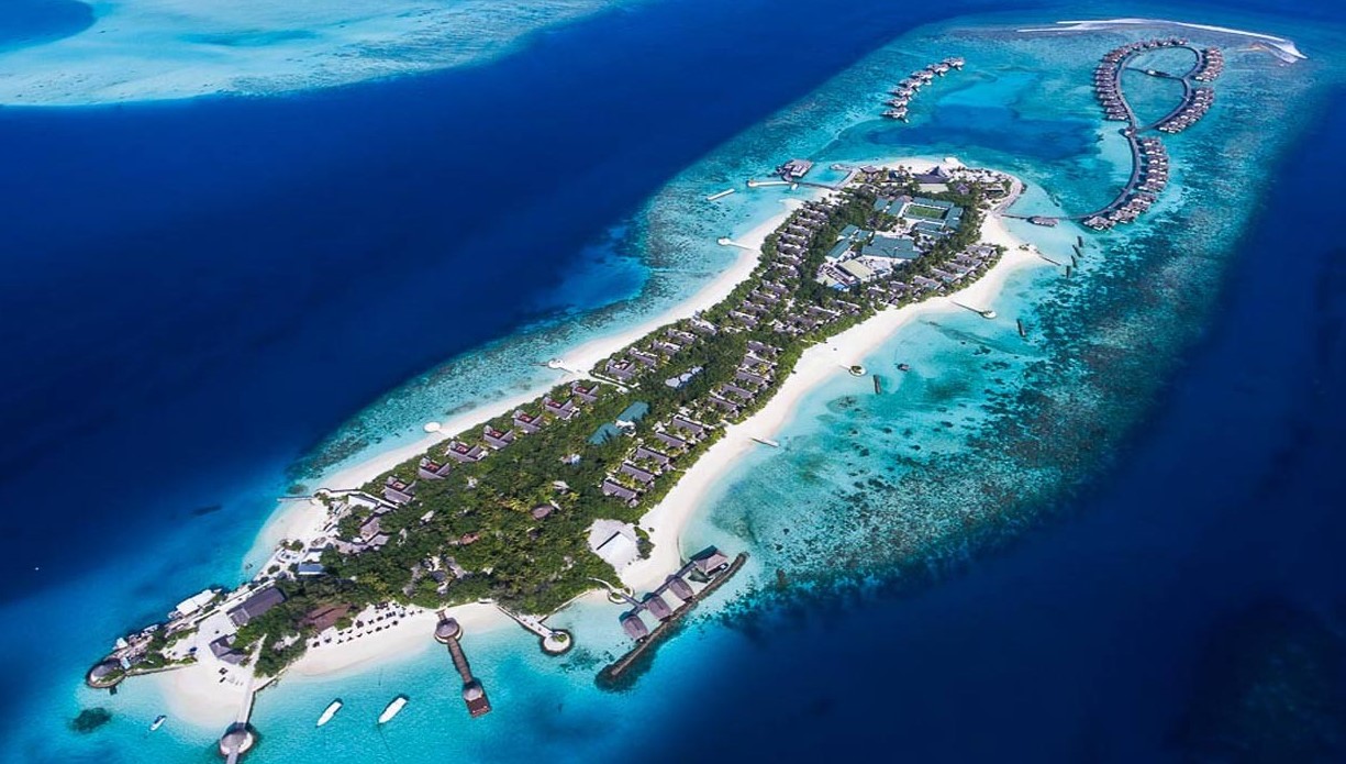 jumeirah vittaveli aerial view