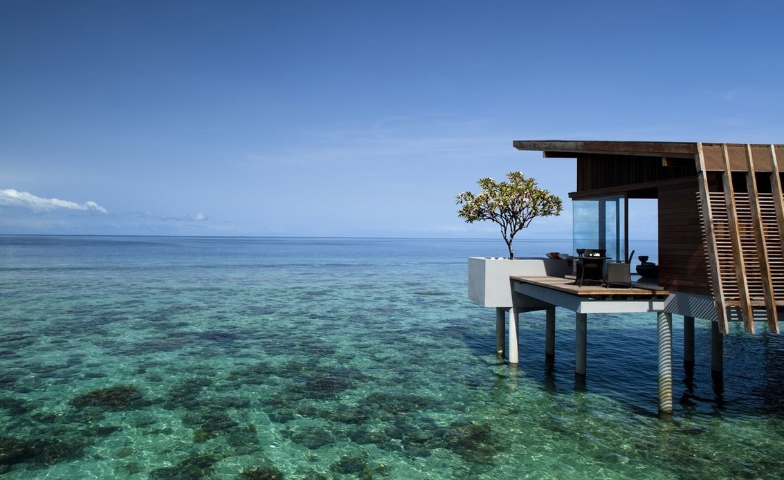 park hyatt maldives water villa view