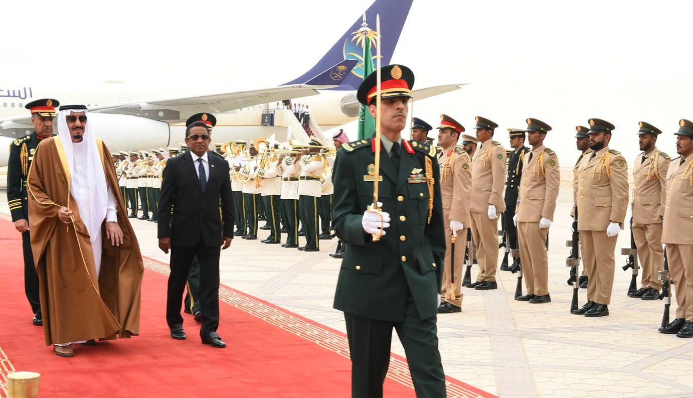 saudi king and maldives president yameen