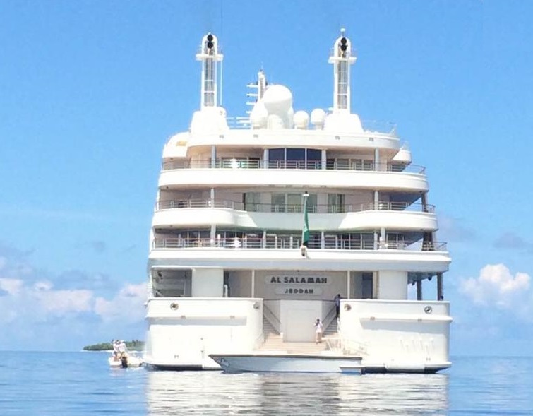 saudi king yacht in maldives