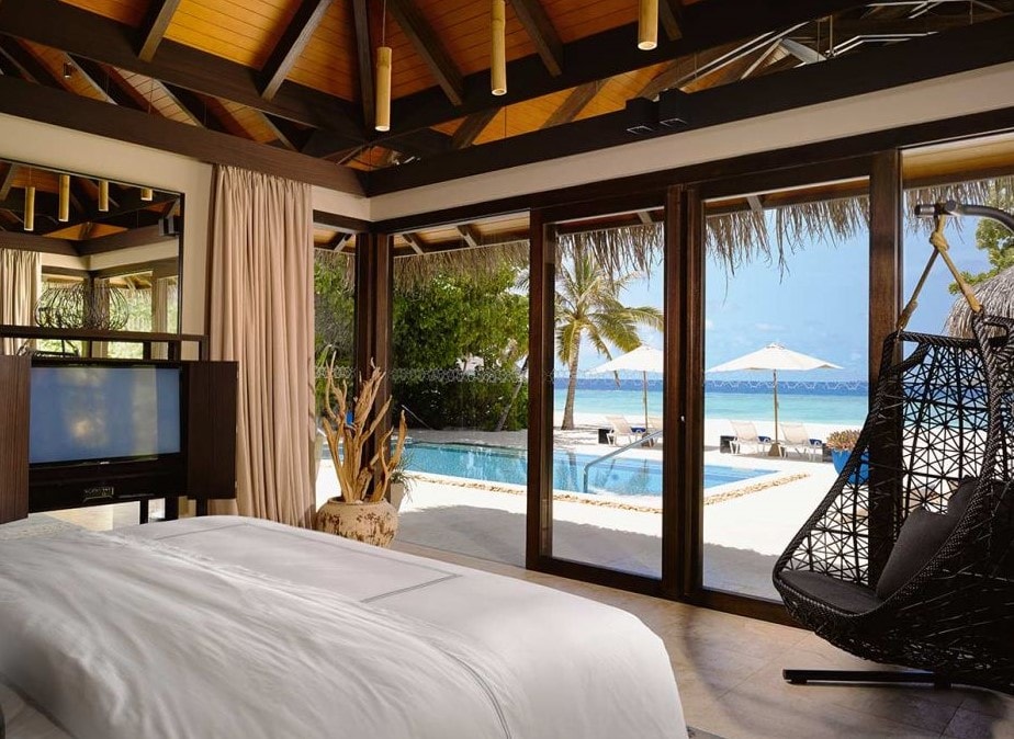 velaa private island deluxe beach pool villa 2