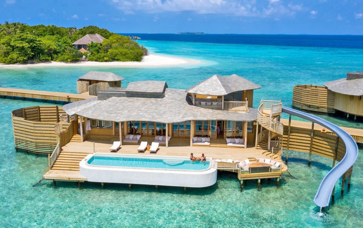 soneva fushi water retreat slide