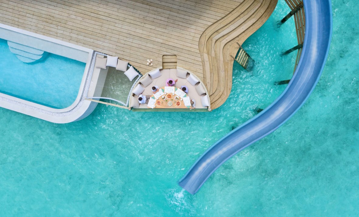 soneva fushi waterslide