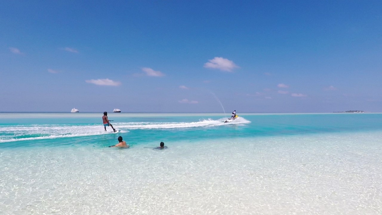 watersports in lagoon