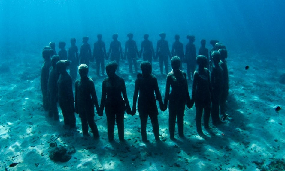 underwater sculptures