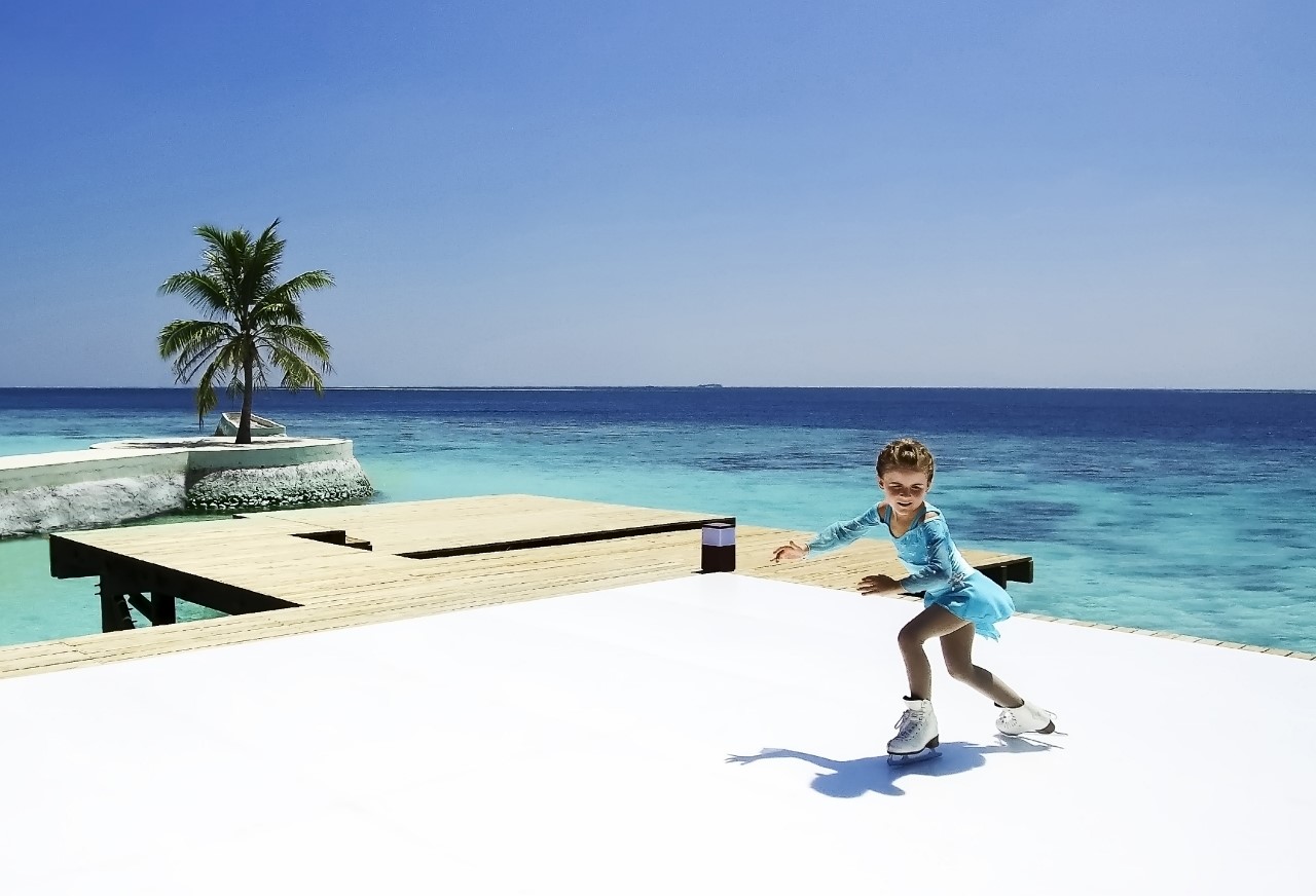 ice skating maldives