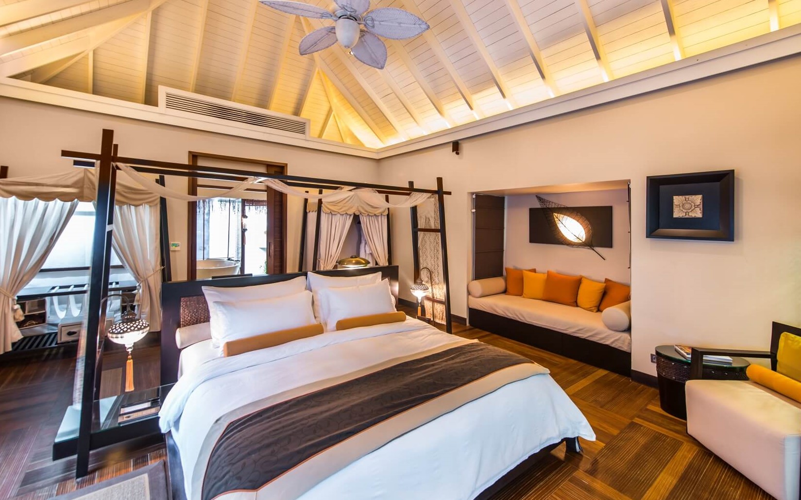 beach villa bedroom