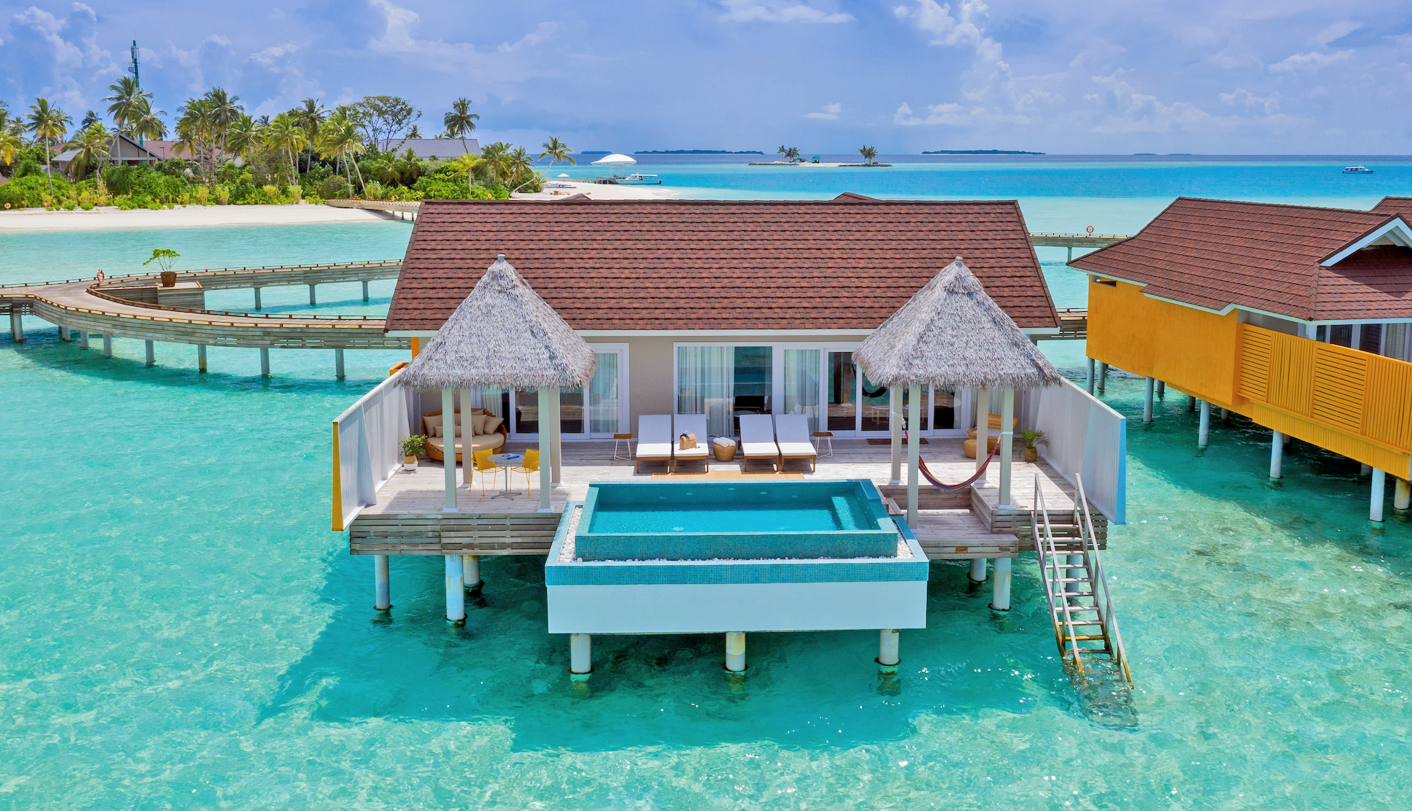 the standard maldives water villa