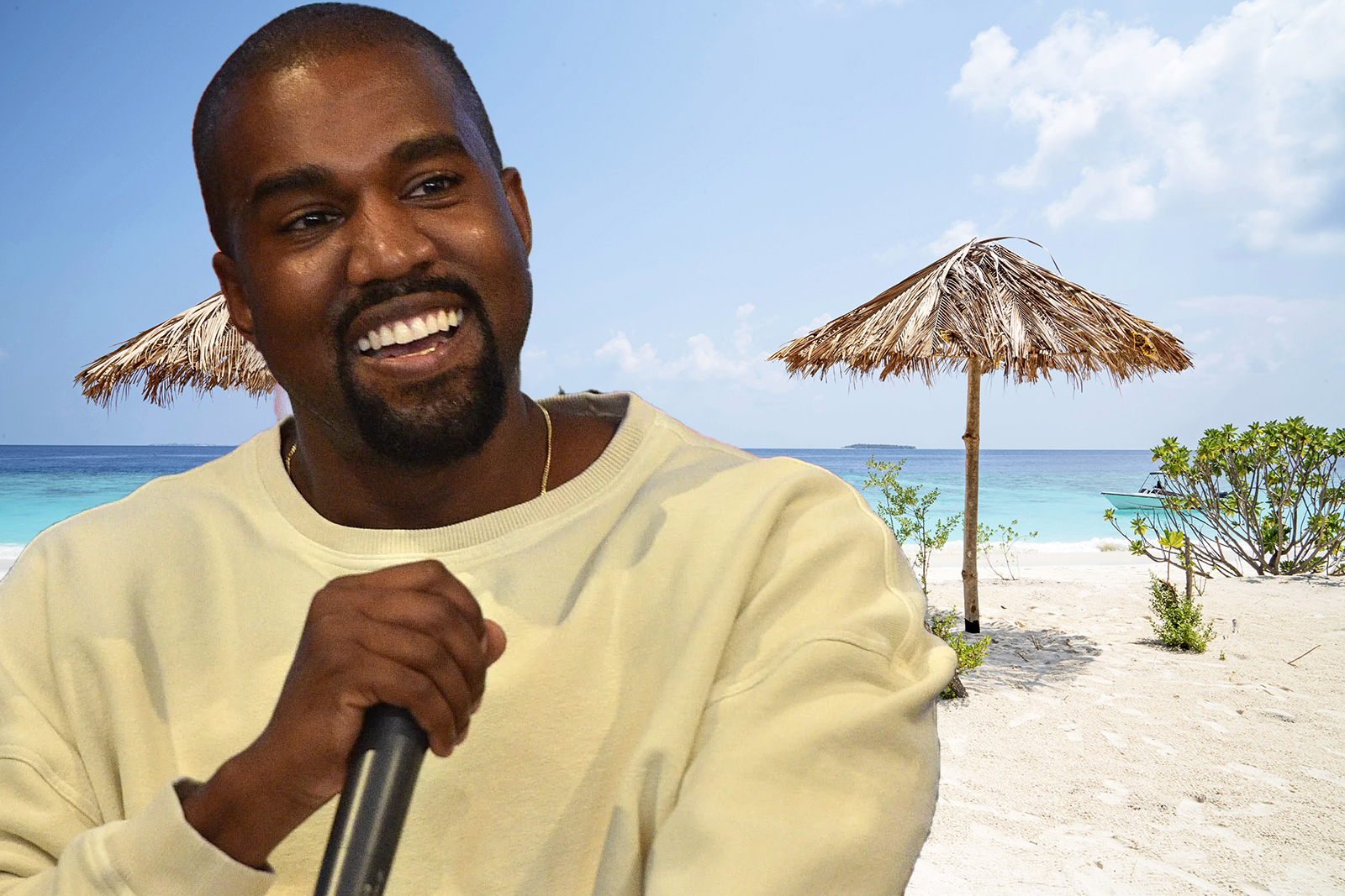 kanye west maldives