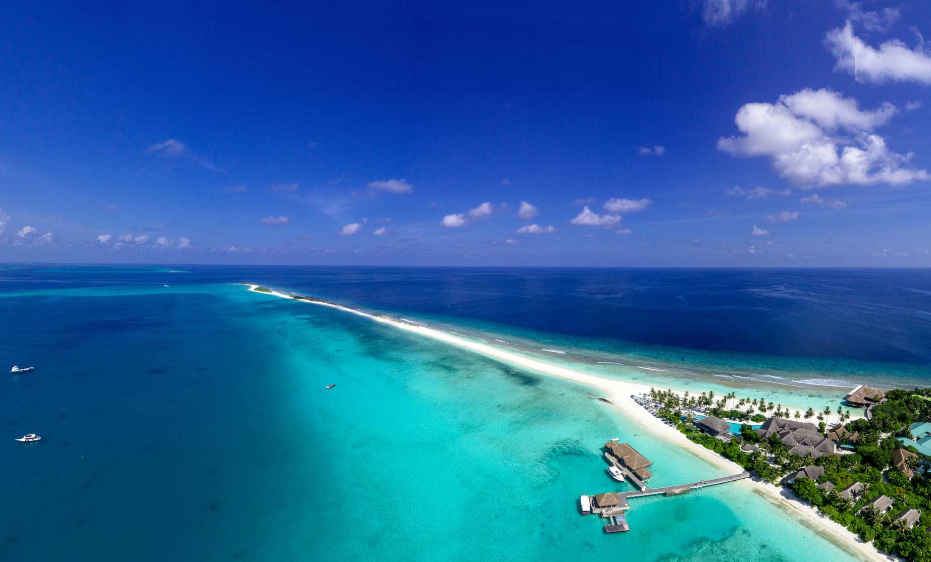 beach aerial view